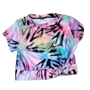 More Than Magic Girls Tie Dye Swim Rashguard Medium (7/8)